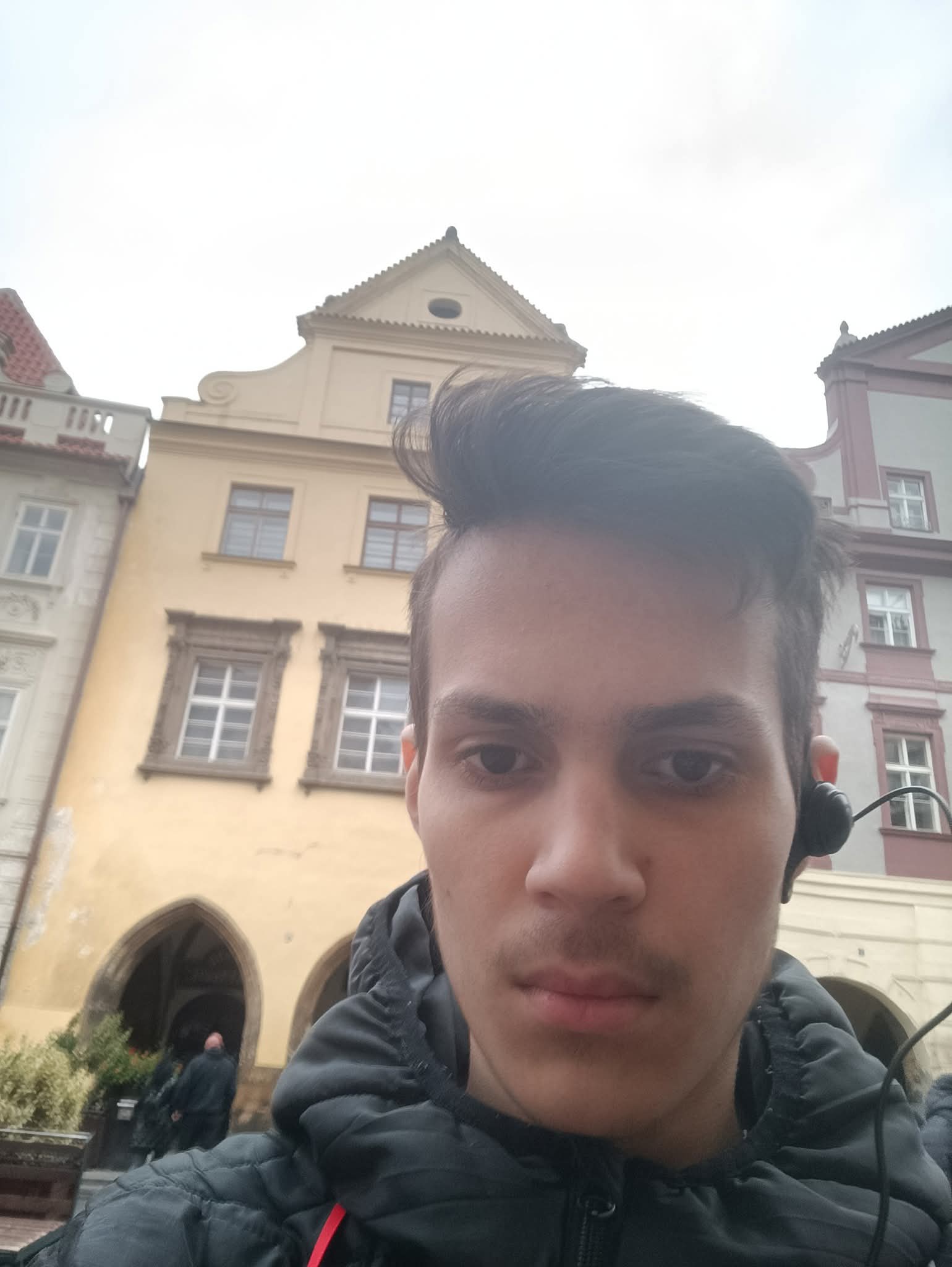 Yaroslav Ostapenko - selfie Praga